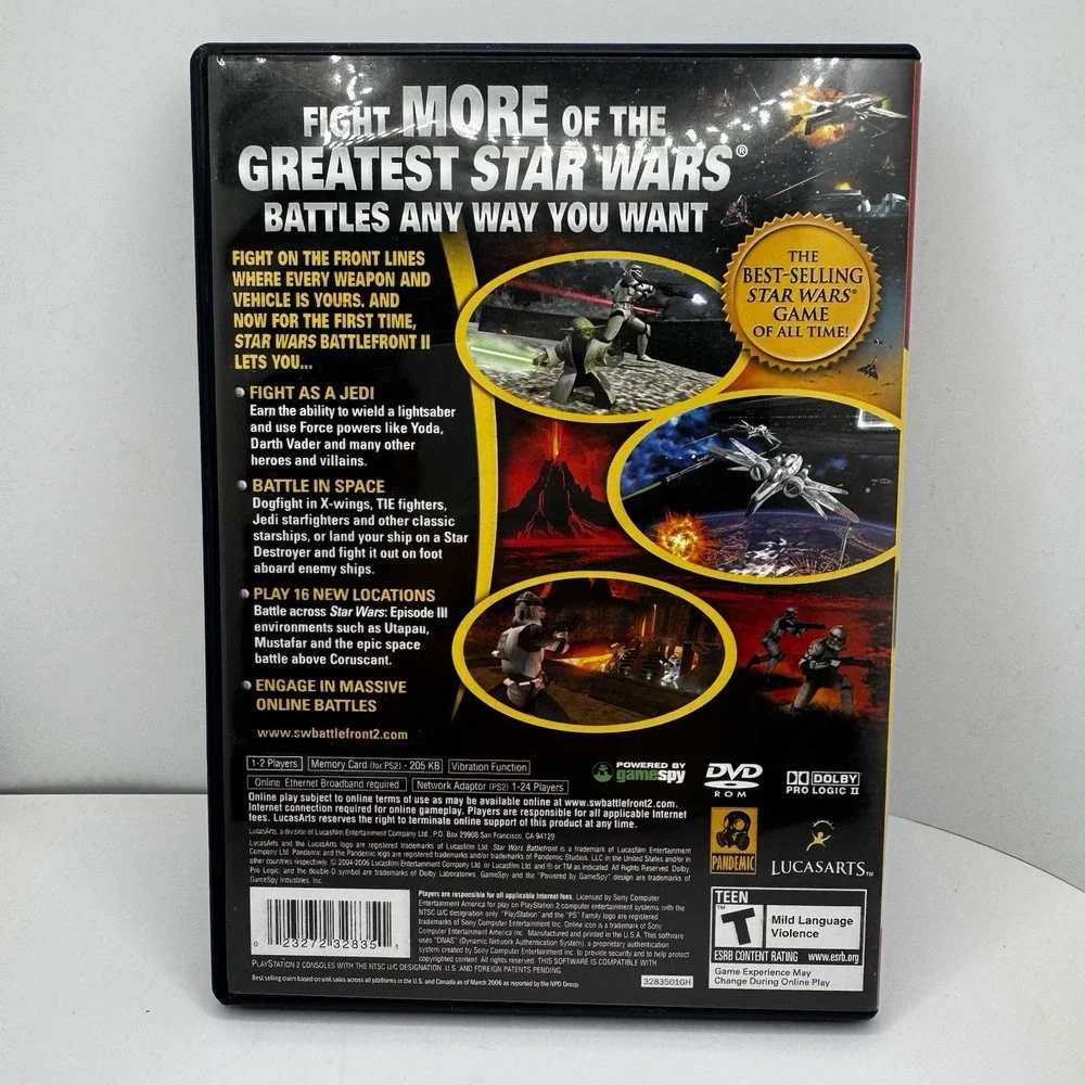 Star‎ Wars Battlefront II | PlayStation 2 PS2